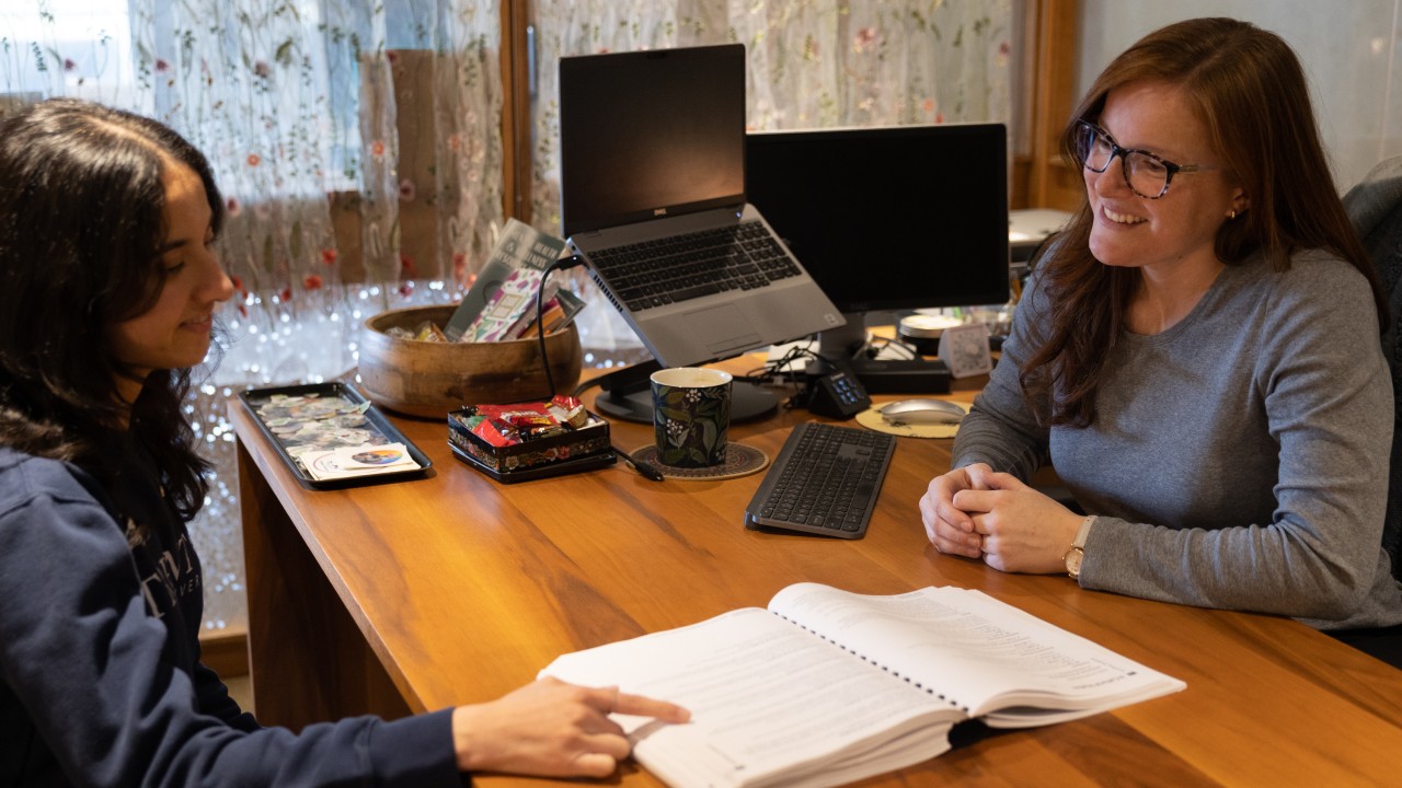 An academic advising appointment