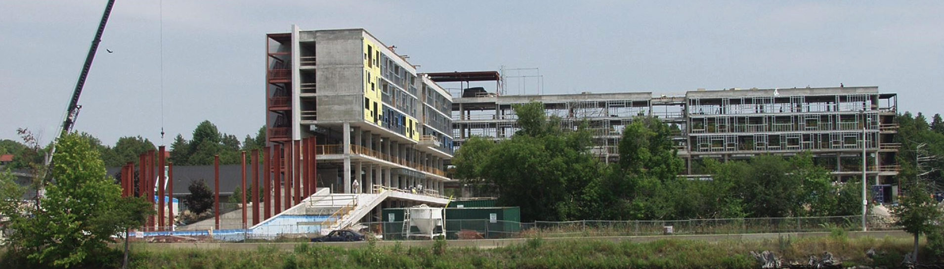Gzowski under construction