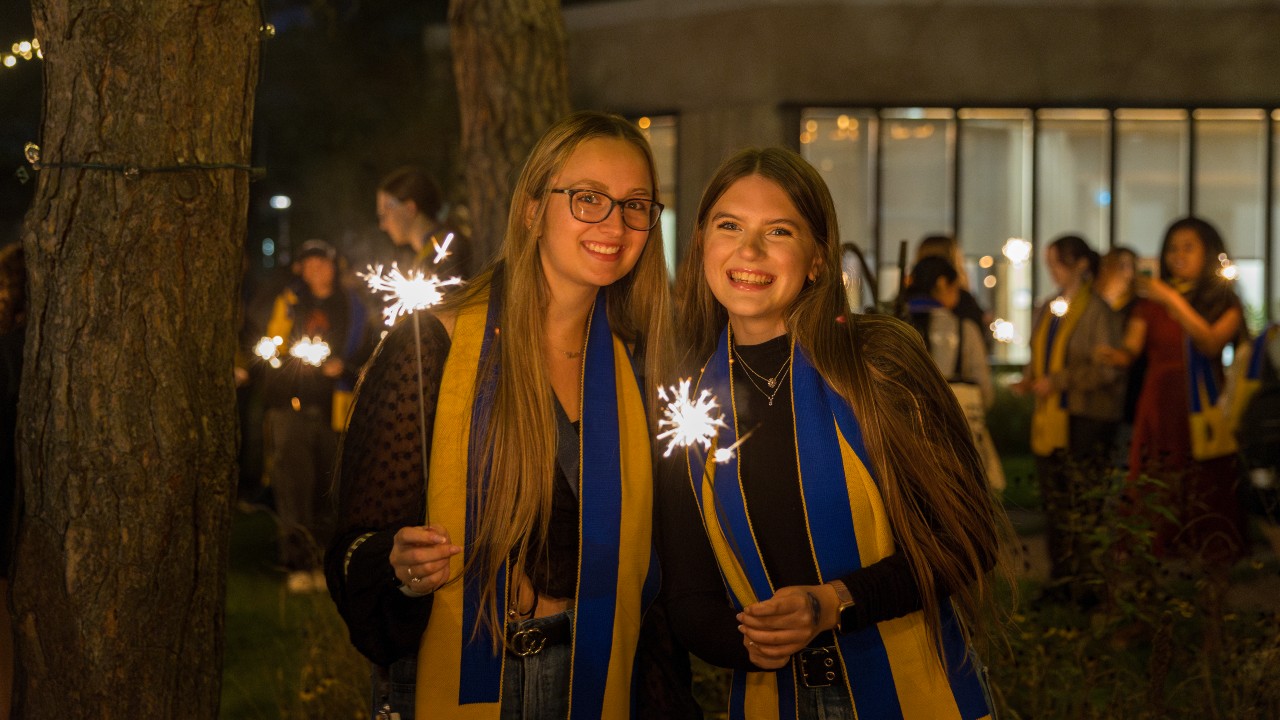Students at a Lady Eaton event