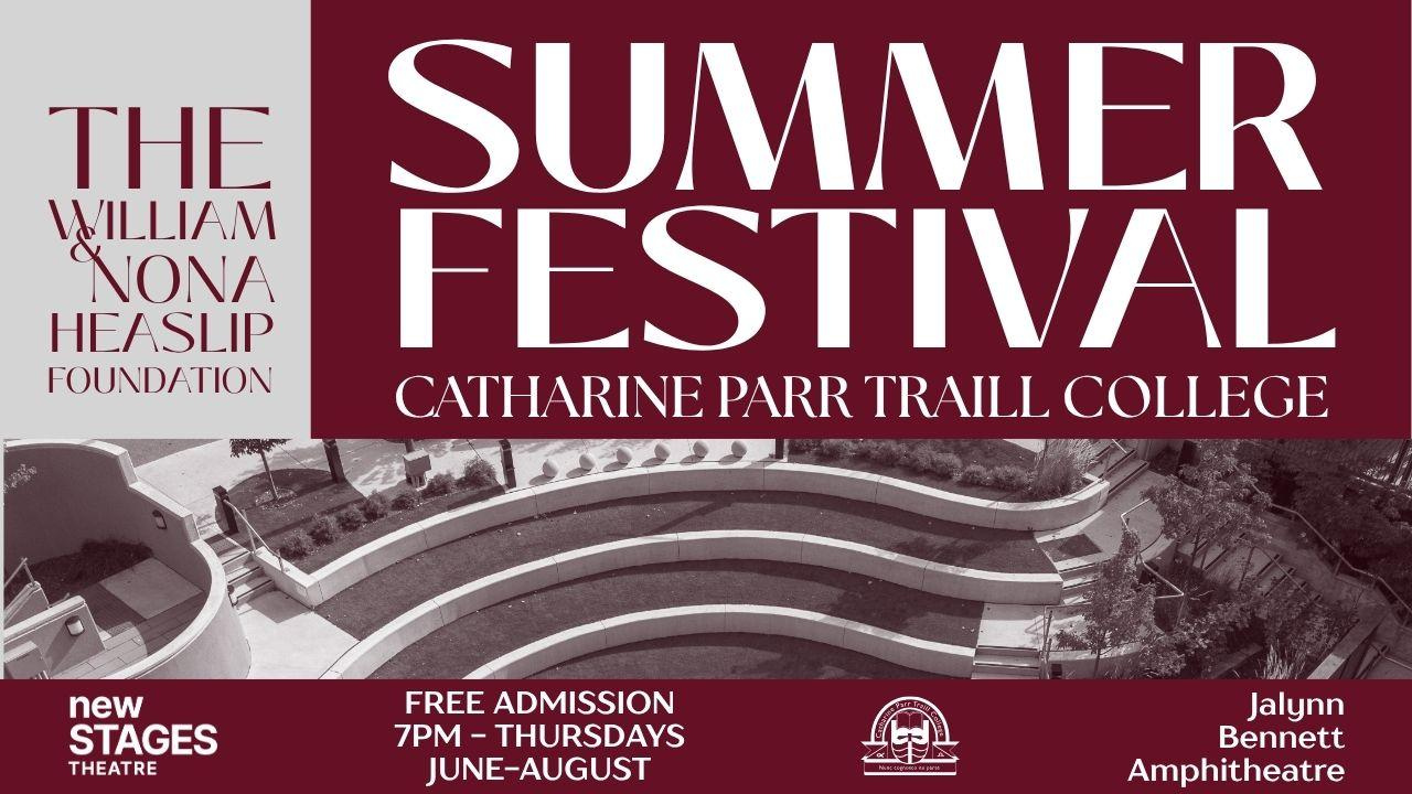 Graphic of Summer Festival at Traill College