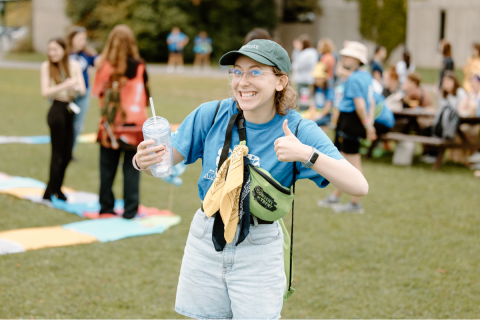 A student leader at O Week