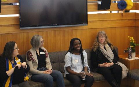 A panel of luncheon speakers