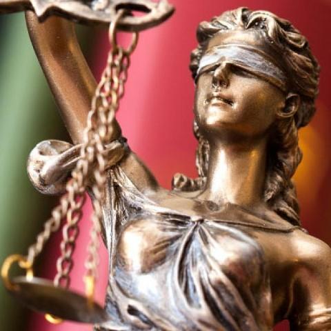 Lady Justice sculpture