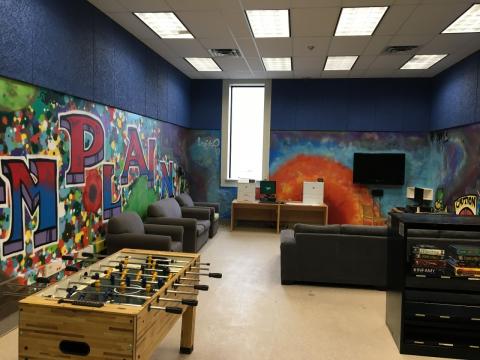 The Junior Common Room at Champlain College