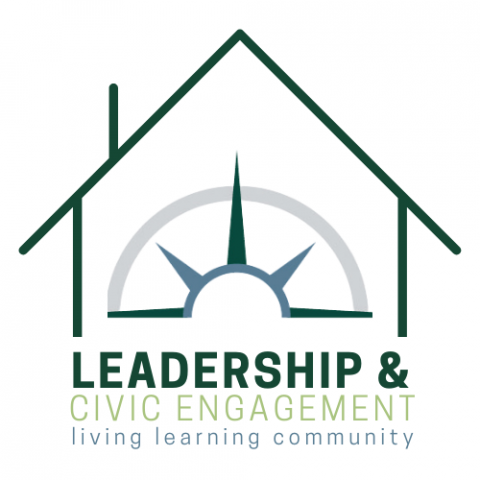 The Leadership & Civic Engagement Living Learning Community Logo