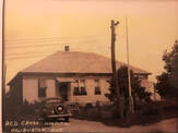 historical image of historic building on mountain street in haliburton ontario