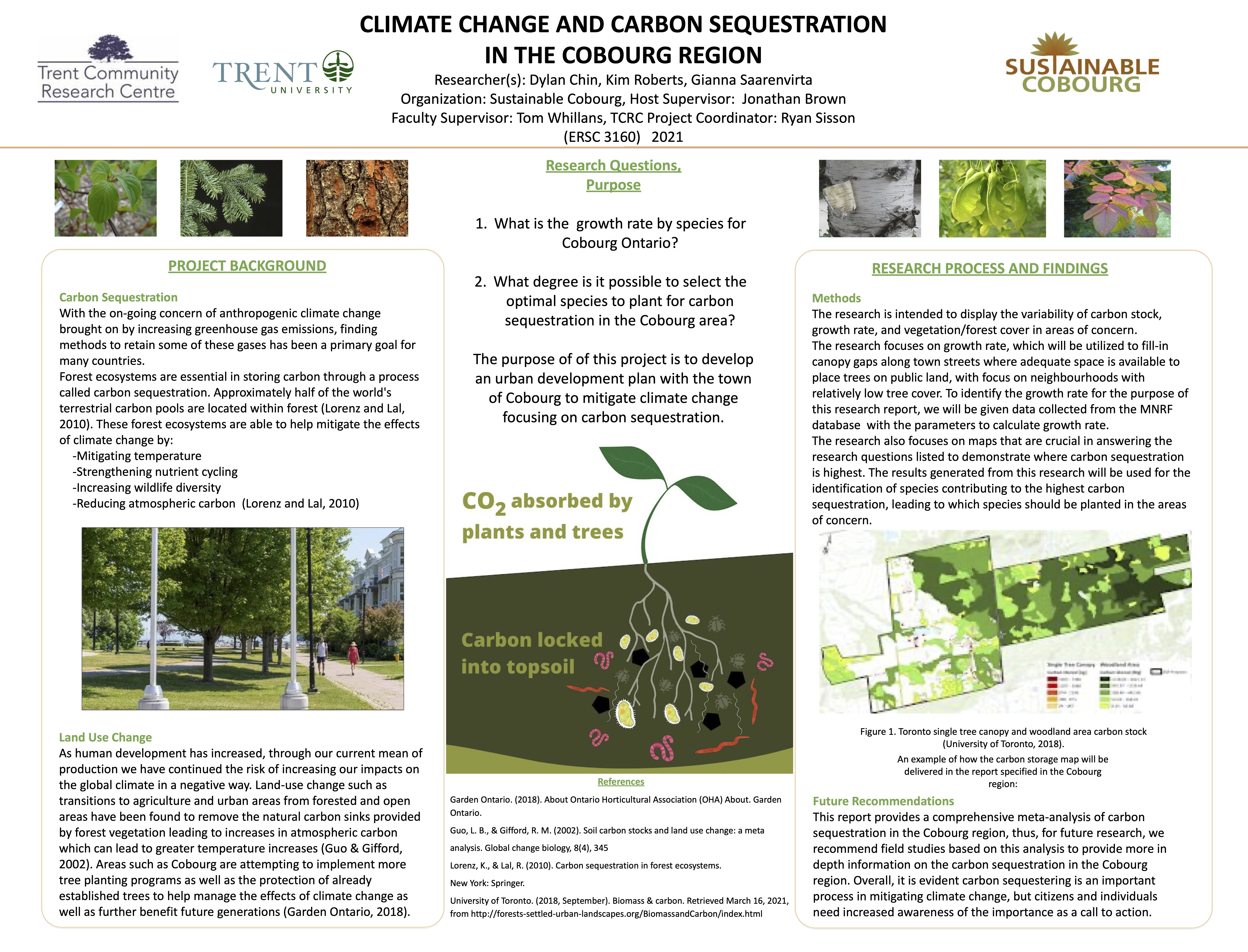 Research Poster for Open Data Study of Forest Sustainability in Changing Environment