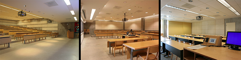 Typical seminar classroom layouts