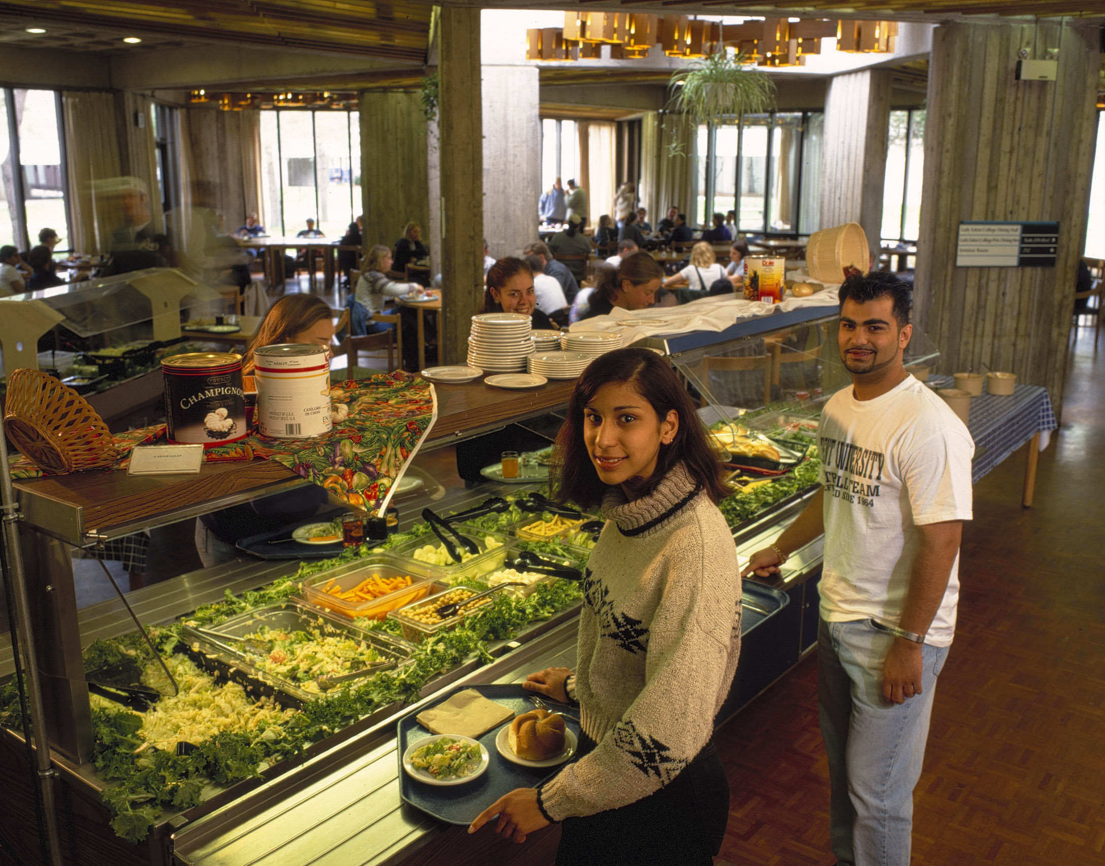 Buffet service at Lady Eaton College Dining Hall