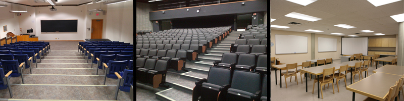 Lecture halls and classroom in Otonabee college