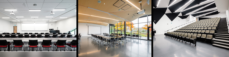 Classrooms and Lecture hall in Stucdent Centre
