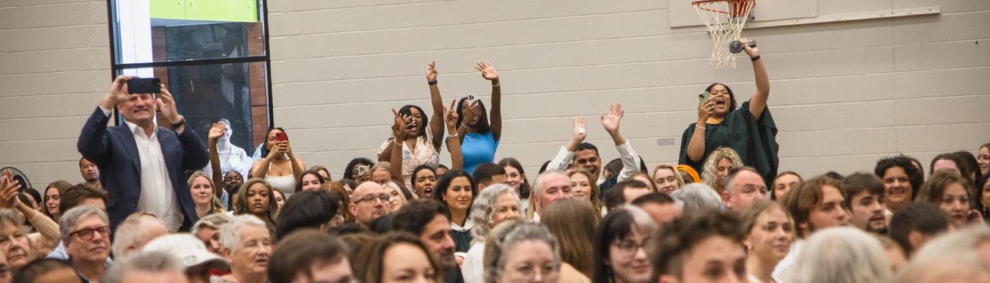 Parents celebrating at convocation