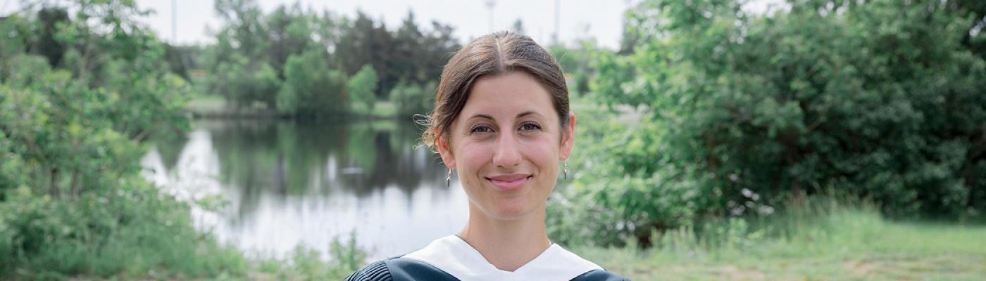 Trent alumni graduates from the Theory, Culture and Politics program