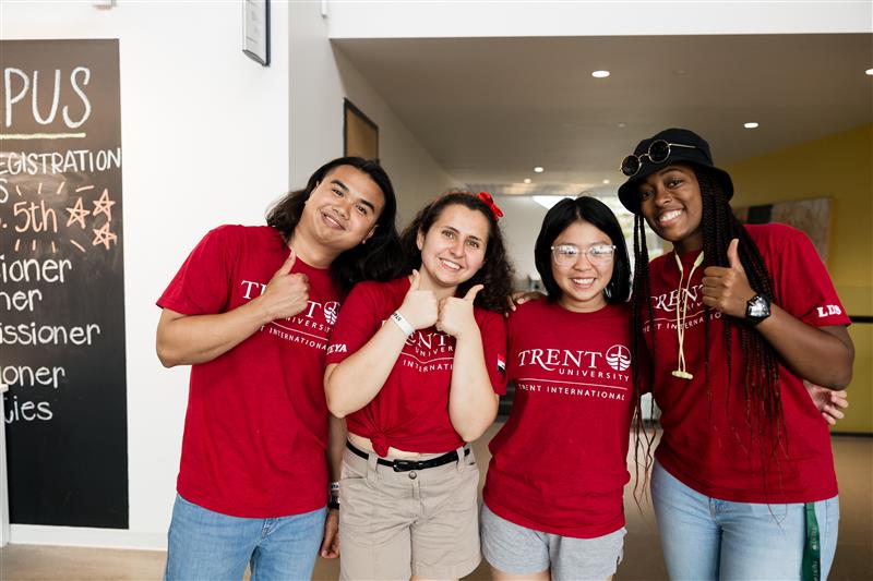 Trent International Orientation Students