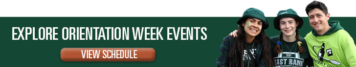 Explore Orientation Week Events, View Schedule