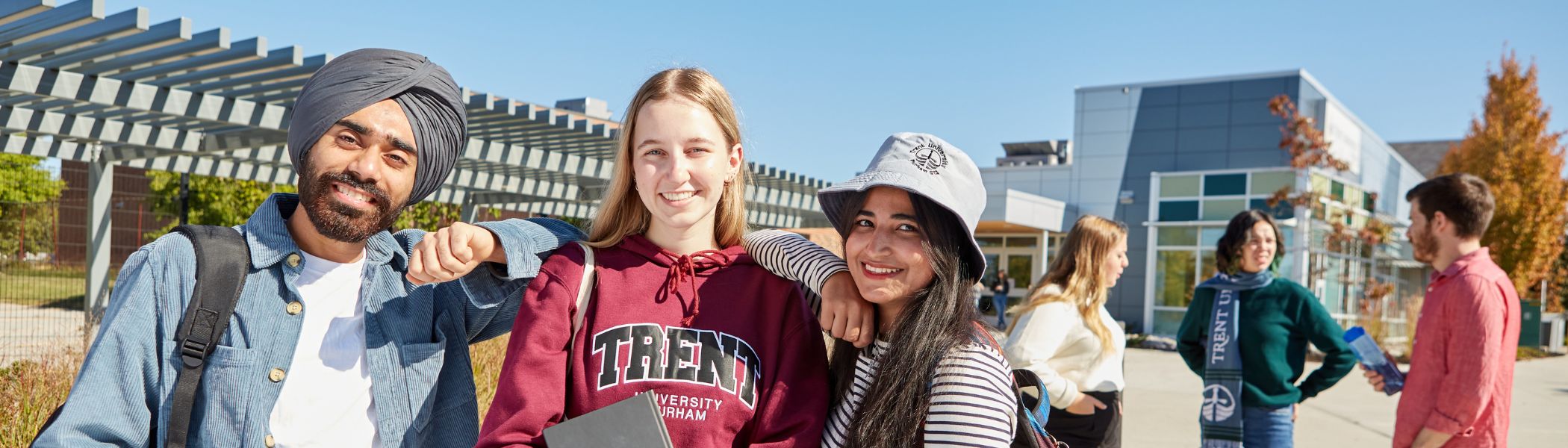 Students on the Trent Durham campus