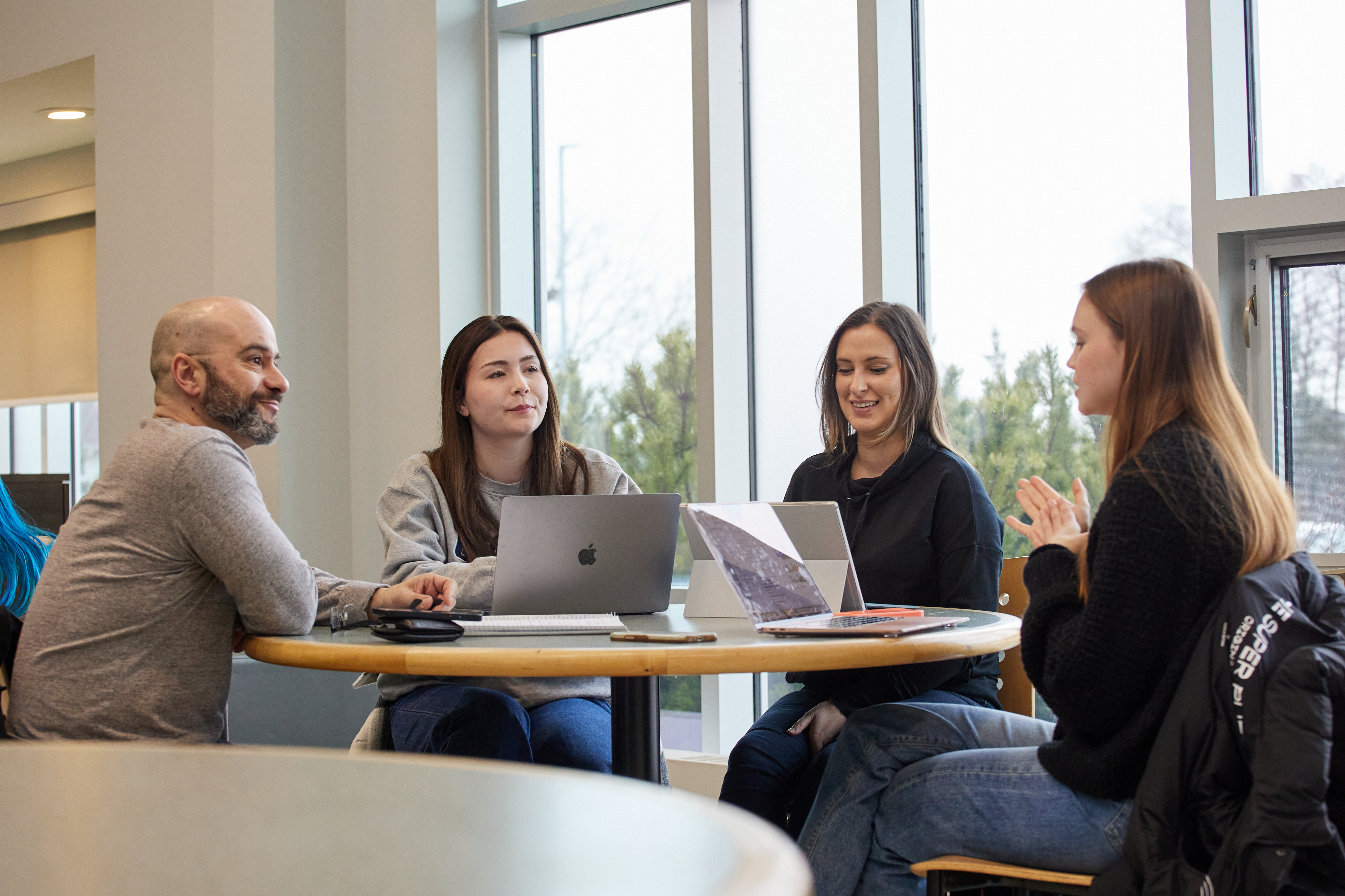 Students in a study group
