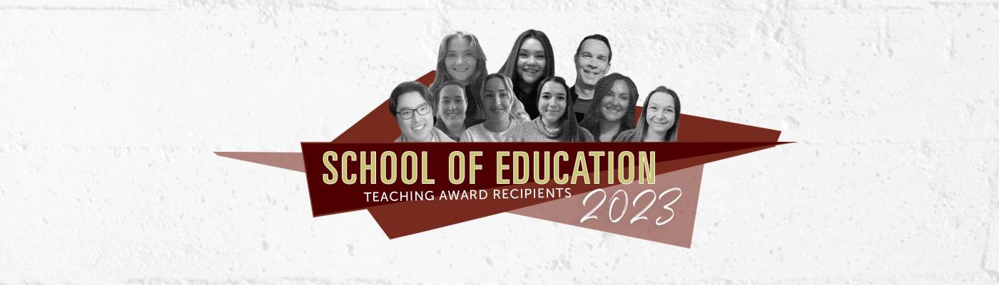 2023 teaching award recipients