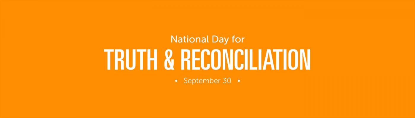 Orange image with Truth and Reconciliation