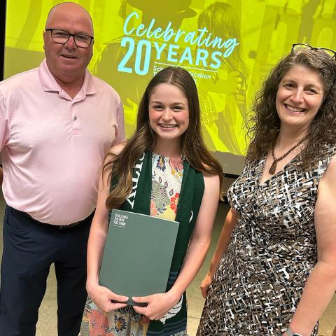 Greenley Award Recipient Jillian Facchin