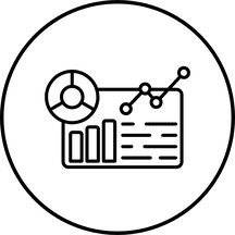 A chart with generic analytics