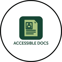 Title with a document above it