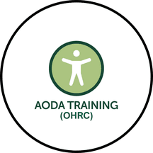 Title with a person in the middle