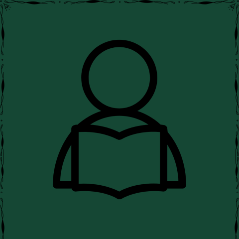 Person reading a book