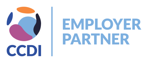 CCDI logo with the words "Employer Partner" on the right side