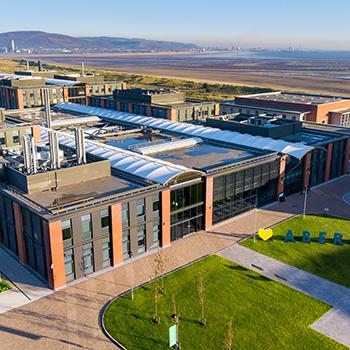 Swansea University Aerial Image