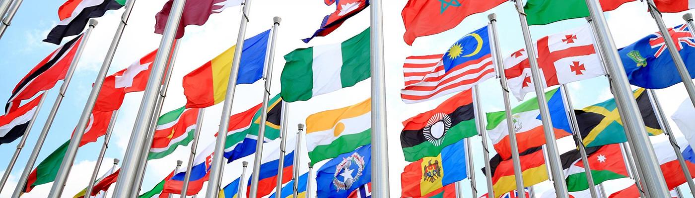 Flags of countries around the world