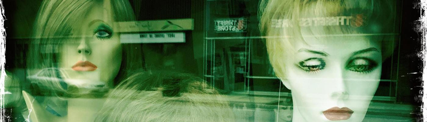 Mannequin heads with wigs