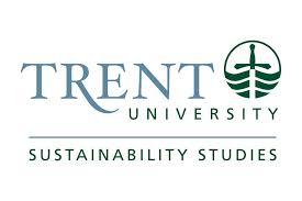 Trent University Sustainability Studies Logo in Trent Blue and Green