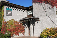 Photograph of Alumni Affairs front building entrance