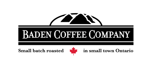 Baden Coffee Company logo with mountain image