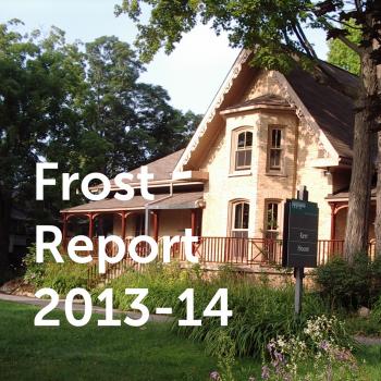 Frost Report 2013-14 with Kerr House in the background