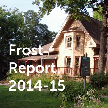 Frost Report 2014-15 with Kerr House in the background