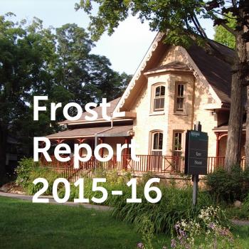 Frost Report 2015-16 with Kerr House in the background