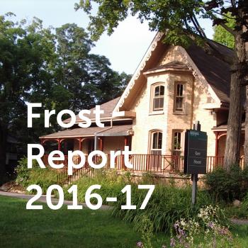 Frost Report 2016-17 with Kerr House in the background