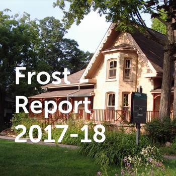 Frost Report 2017-18 with Kerr House in the background