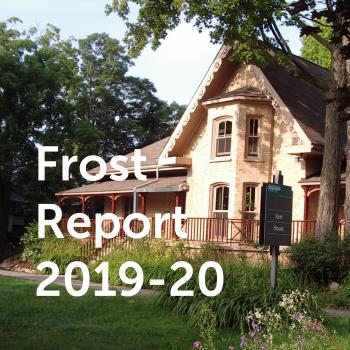 Frost Report 2019-20 with Kerr House in the background