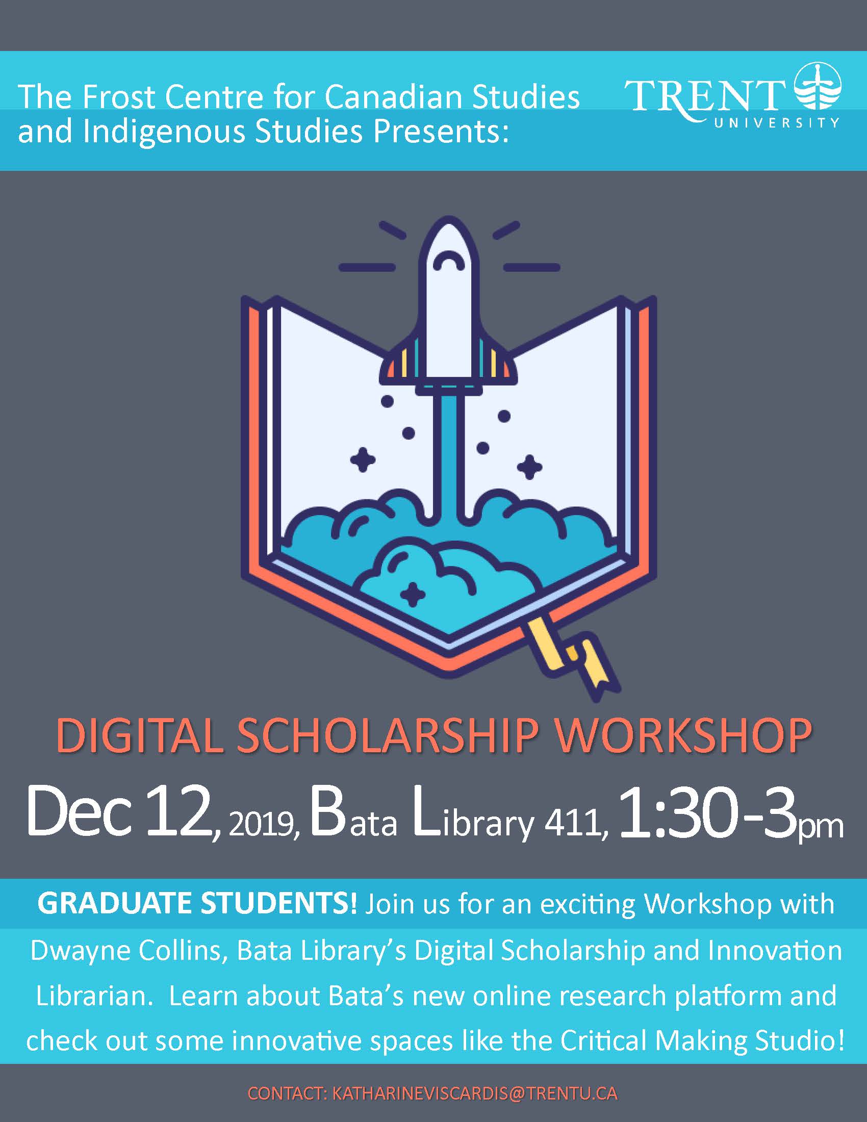 "Digital Scholarship Workshop" 12 December 2019