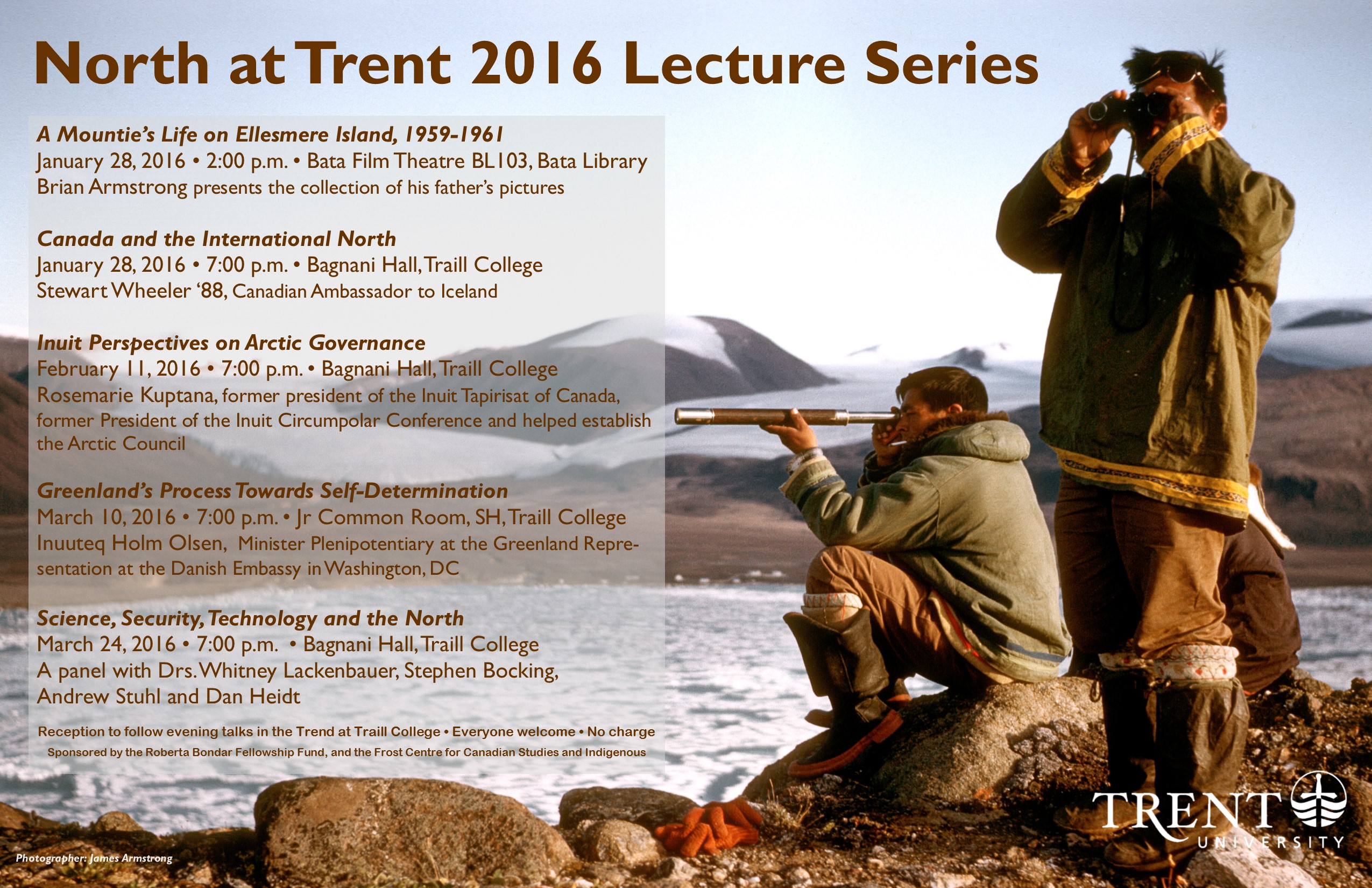 North at Trent 2016 Lecture Series