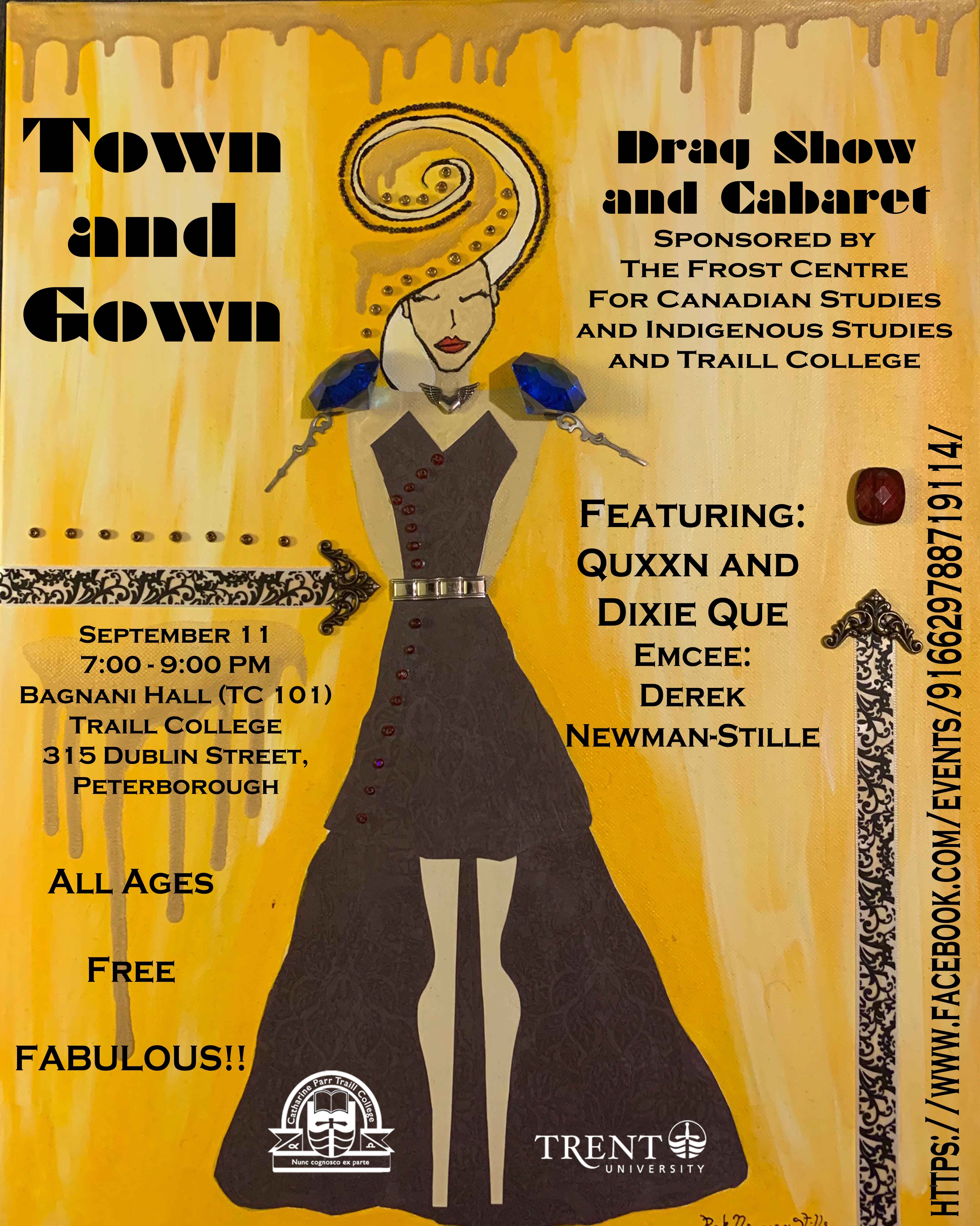 Town & Gown Drag Show and Cabaret 11 September 2019