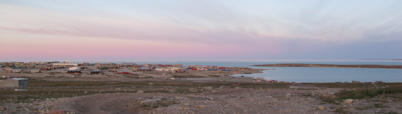 Around midnight in Uqshuqtuuq/Gjoa Haven, Nunavut, summer 2015. Photo by Mark Stoller.