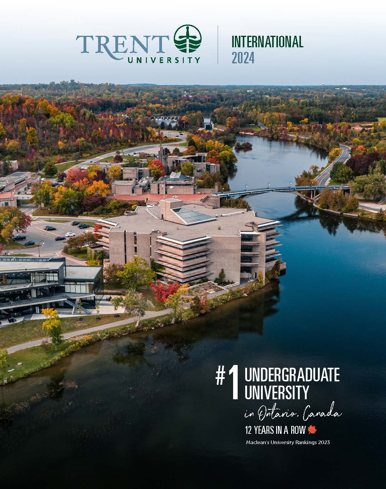 The cover of Trent International Viewbook