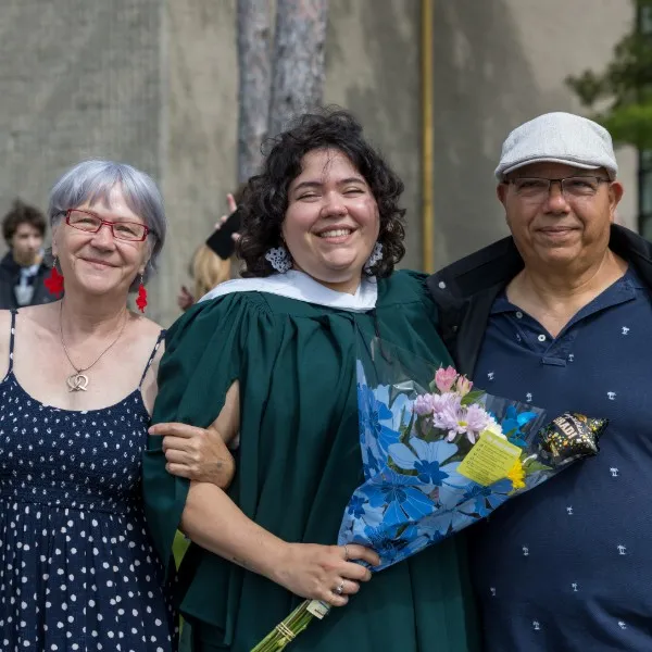Parents with a graduating student