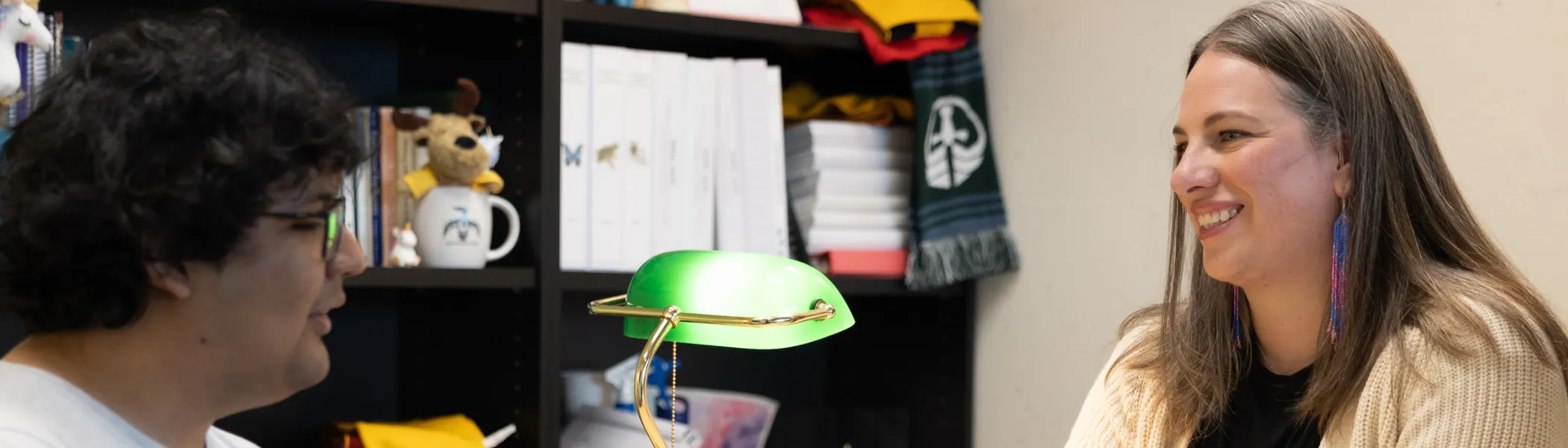 Student being supported