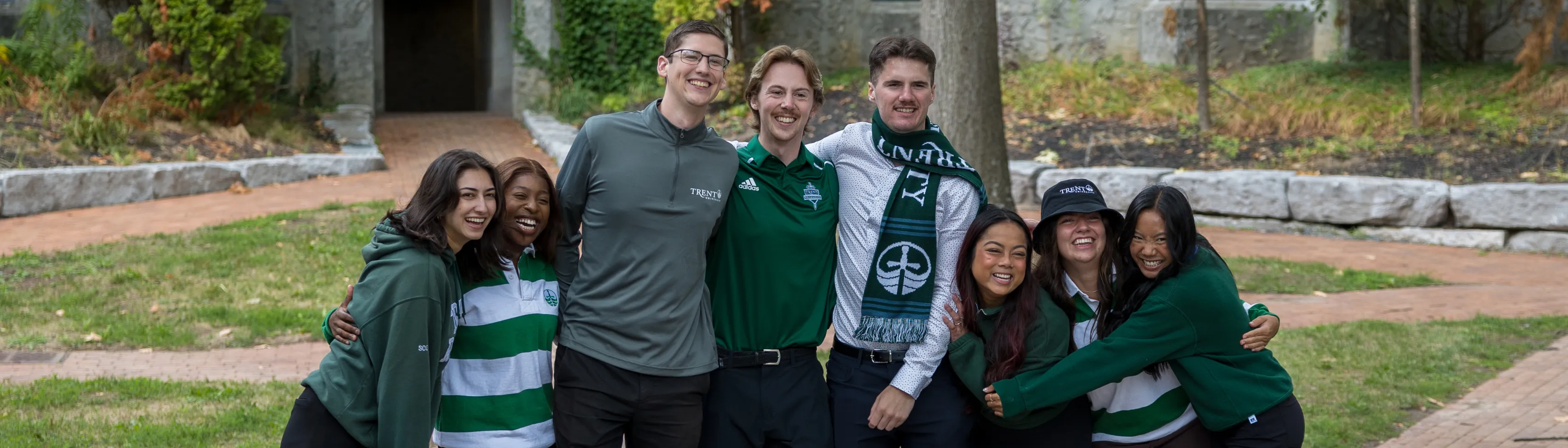 Trent University recruiters smiling.