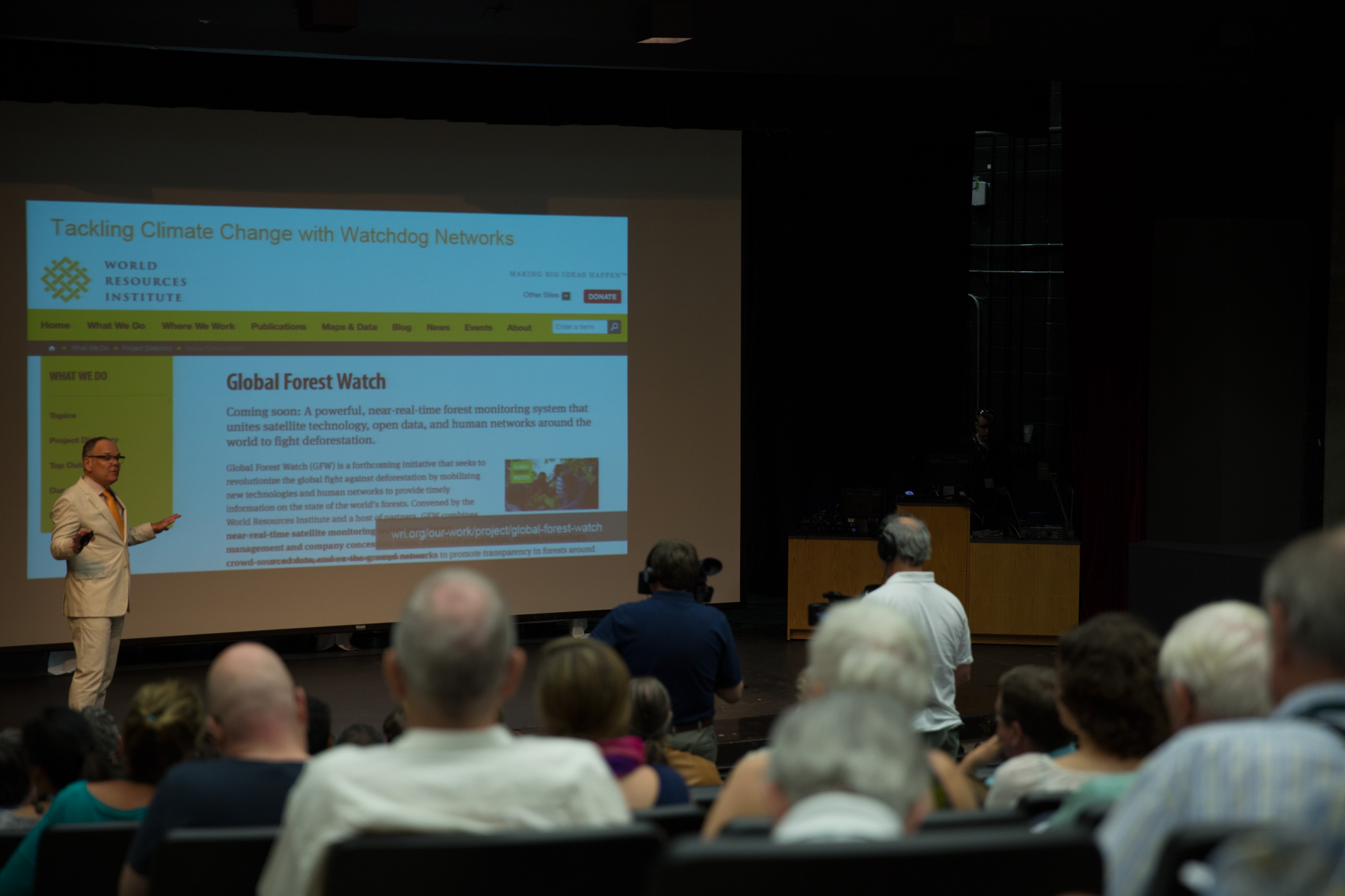 Don Tapscott giving a lecture